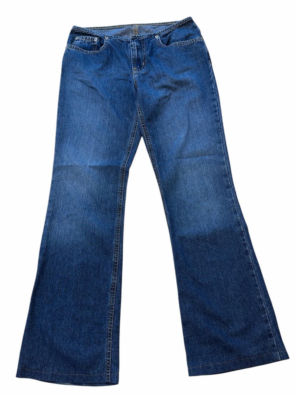 Ralph Lauren Classic Low Rise Blue Flared Jeans